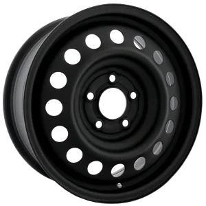 Envy Wheels – NX4 STEEL WHEEL – Black – 16″x6.5″ 40mm – All weather Wheels – NX45655